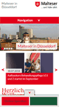 Mobile Screenshot of malteser-duesseldorf.de